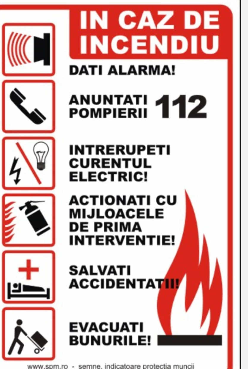 EXERCIȚIU SIMULARE ÎN CAZUL PRODUCERII UNUI INCENDIU